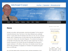 Tablet Screenshot of michaelcoren.com